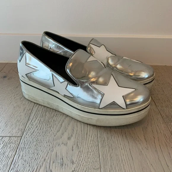 STELLA MCCARTNEY WOMEN'S BINX STAR LOAFER SNEAKER - Picture 2 of 6